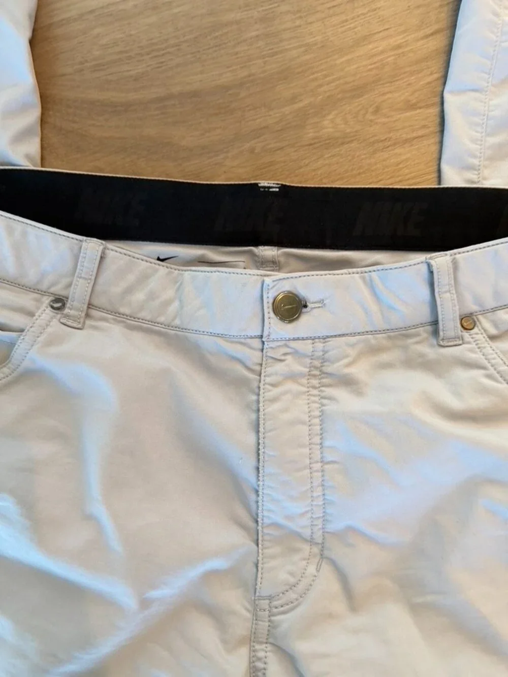 Nike Gray Golf Pants Standard Fit Dry Fit 36x30